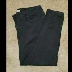 Cato Black Skinny Leg Pants Size 24